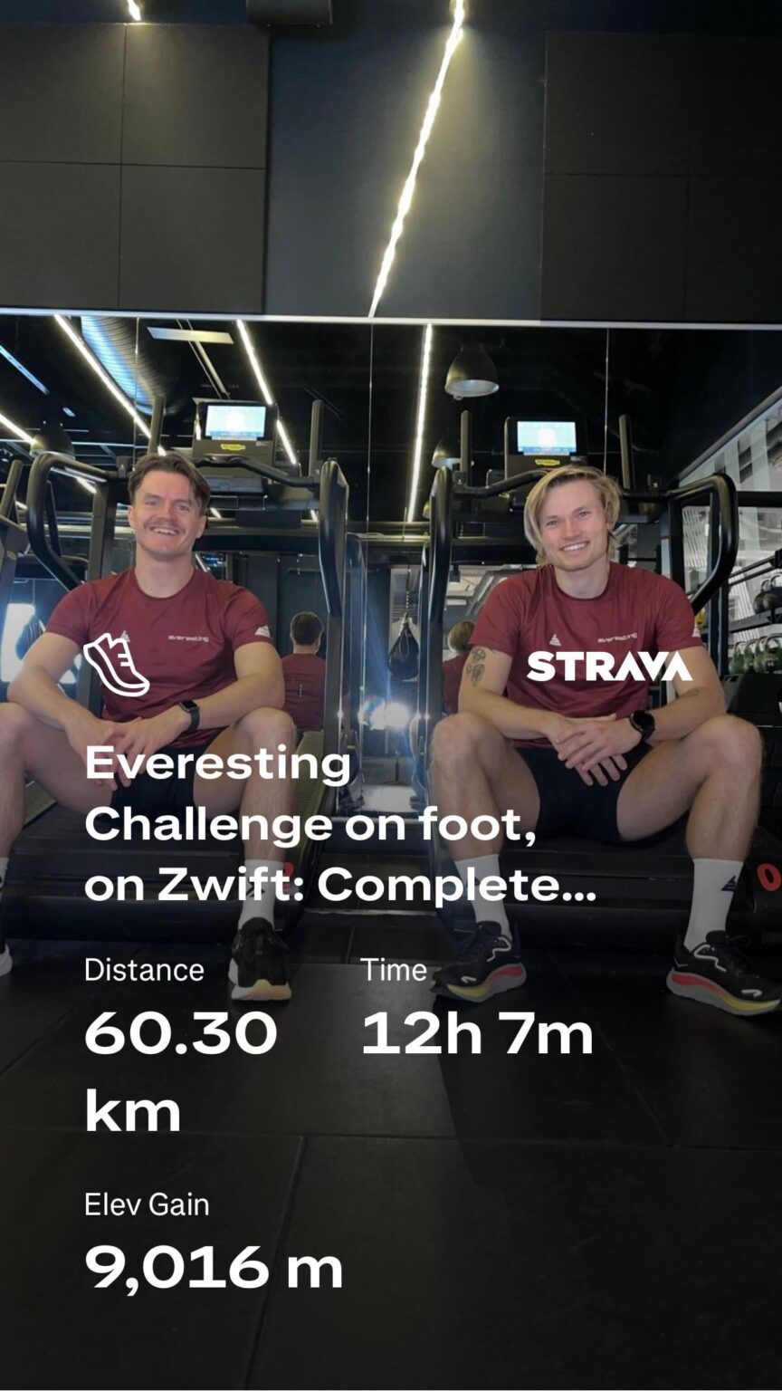 Just finished Everesting on foot 🦶 Never again! 🇳🇴🇳🇴