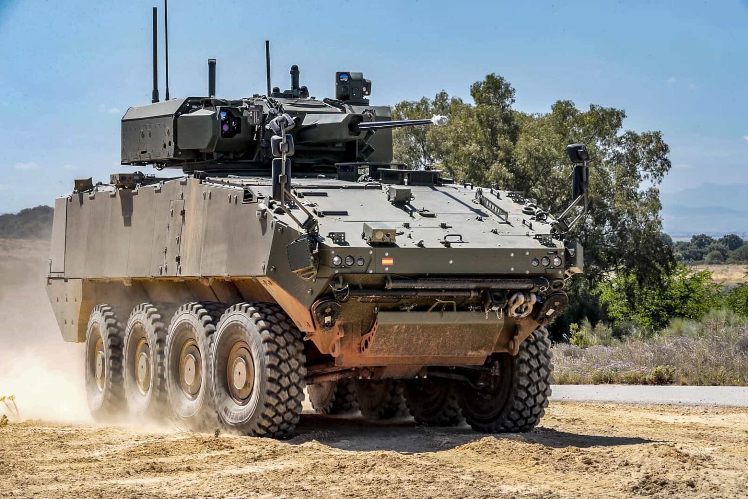 Spain Receives Battalion-Level Set of Dragon Wheeled IFVs