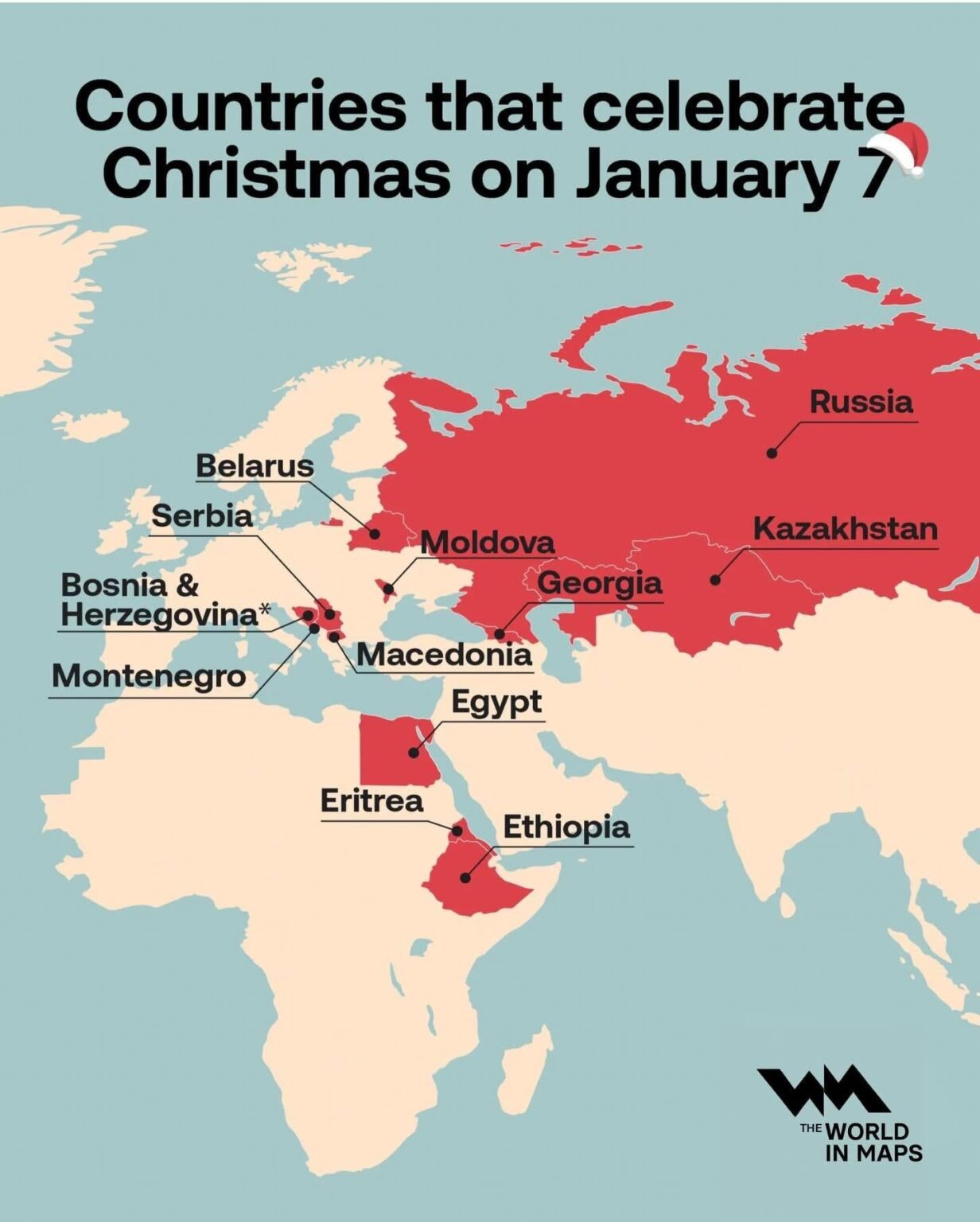 What a list of holy countries we are