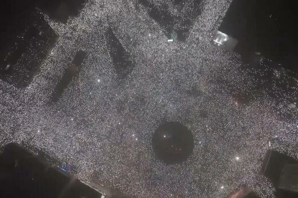 Detail from Belgrade on March 15, 2025, Photo: Screenshot/Youtube/Čevu Joanidis