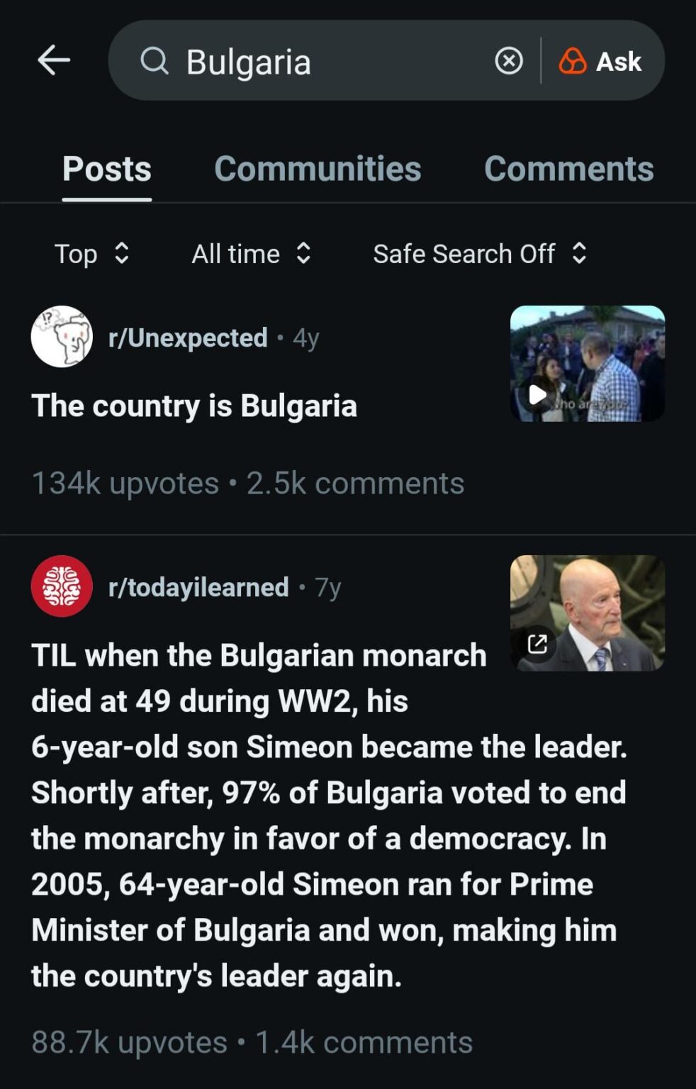 The most liked post about Bulgaria on Reddit of all time is with Rumen Radev