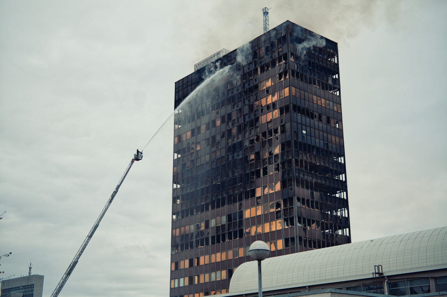 Who Will Demolish the Burned Out Skeleton of Vjesnik? demolish vjesnik