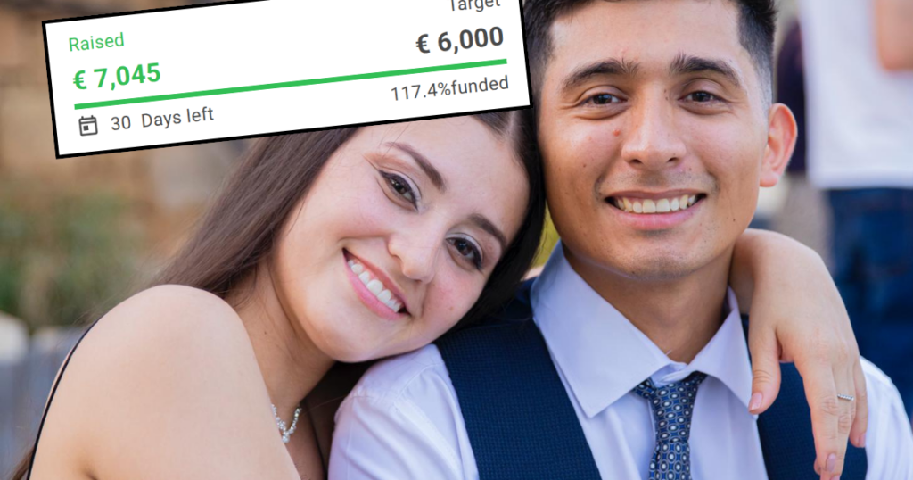 Fiancée thanks Malta’s ‘big heart’ as €6,000 raised in four hours