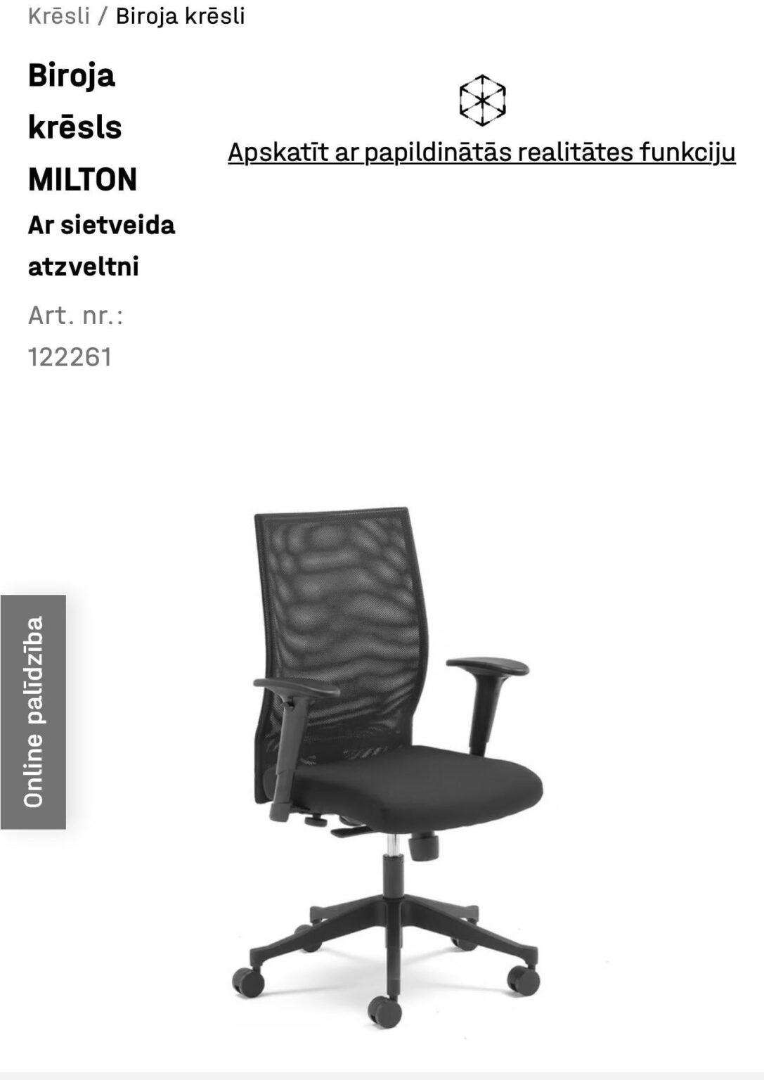 Chair MILTON from AJ Products Chair MILTON from AJ Products