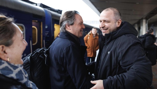 Advisers on national security from European countries, NATO, European Council, European Commission representatives arrive in Kyiv