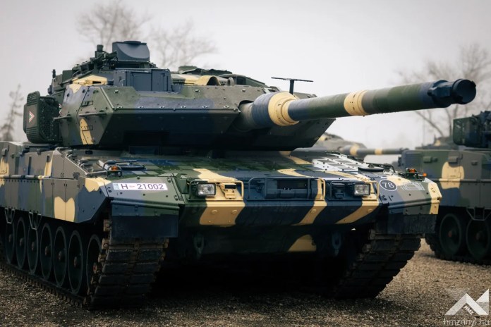 Delivery of the 44th Leopard 2A7 HU manufactured by Germany for Hungary