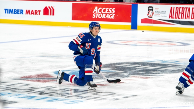 Cole Hutson Will Not Play In Team USA's Game Vs. Slovakia, Still Day-To-Day