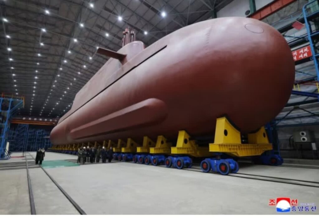 North Korea Reveals New Images of Its First ‘Nuclear‑Powered’ Submarine North Korea Reveals New Images of Its First ‘Nuclear‑Powered’ Submarine