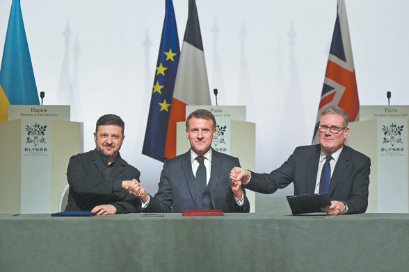 Ukraine, France and UK ink pact on deployment of forces after peace deal - World