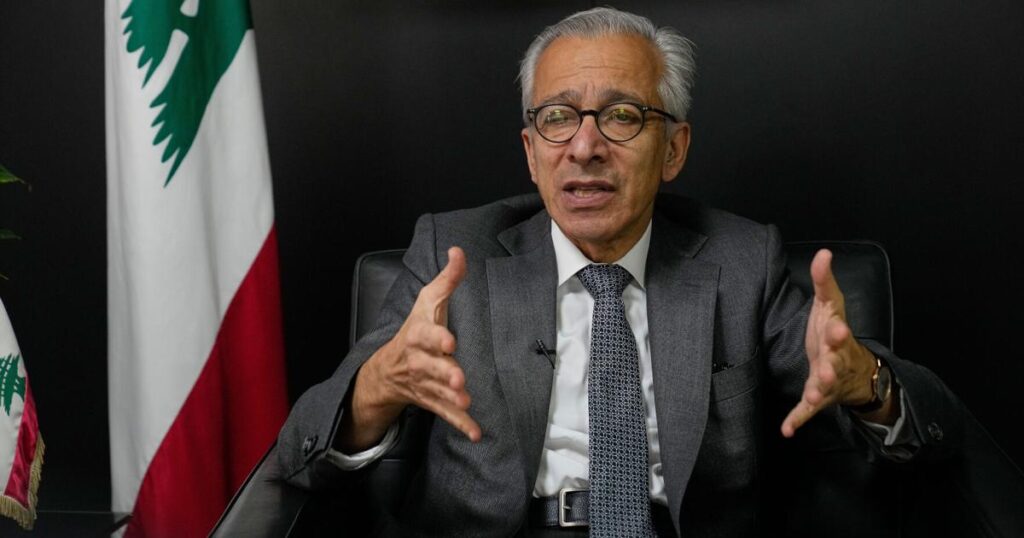 Lebanon’s financial recovery will rest on security and political reforms, economy minister says | National News Lebanon's financial recovery will rest on security and political reforms, economy minister says | National News