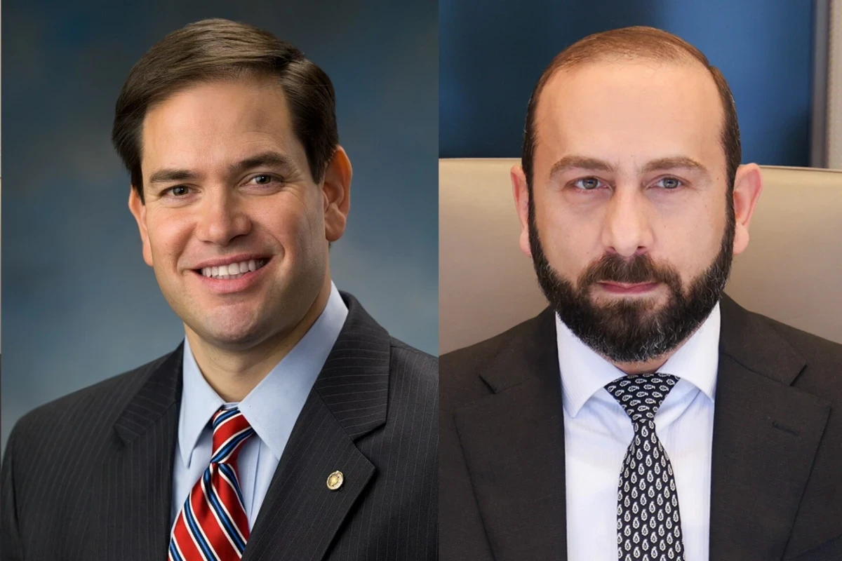 U.S. Secretary of State Marco Rubio  and Armenia’s Minister of Foreign Affairs Ararat Mirzoyan