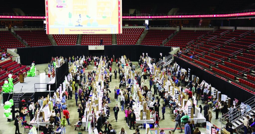 Be the spark for young innovators: Volunteer as a 2026 State Science and Technology Fair of Iowa Judge | Oelwein Daily Register Be the spark for young innovators: Volunteer as a 2026 State Science and Technology Fair of Iowa Judge | Oelwein Daily Register