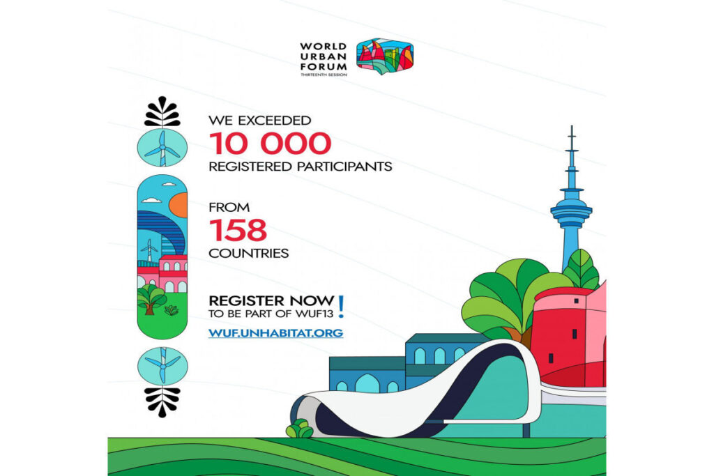 Over 10,000 participants register for WUF13 in Baku