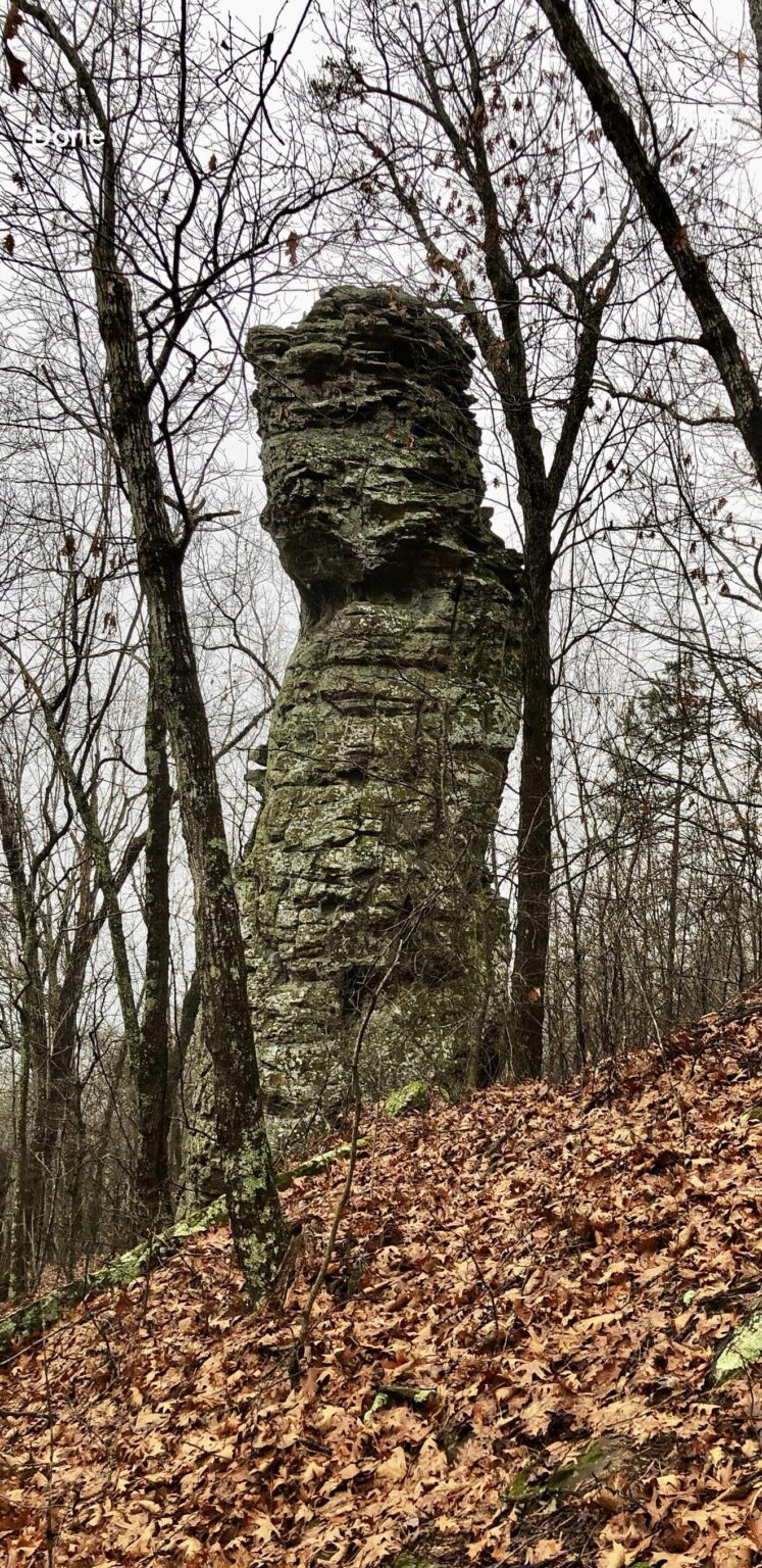 Mummy Rock near Clarksville Arkansas