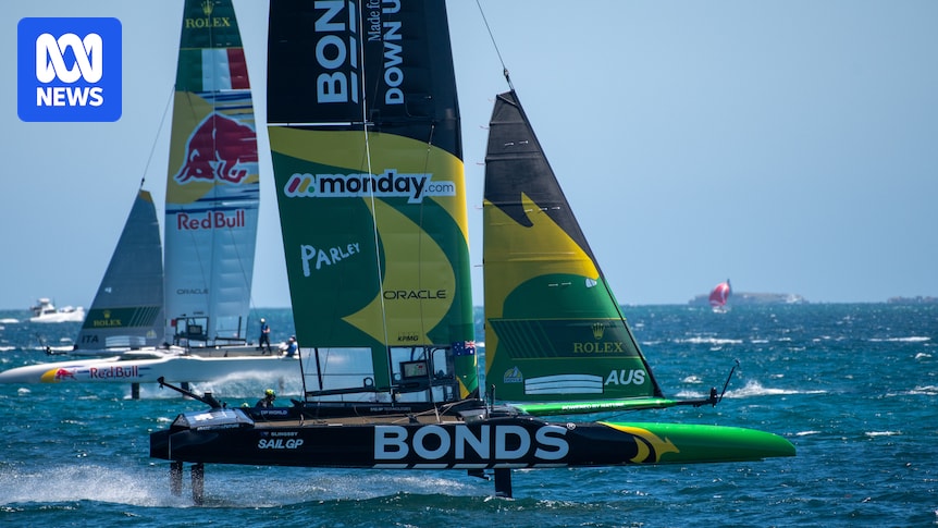 Sail Grand Prix fleet stung by Fremantle doctor before race has even begun Sail Grand Prix fleet stung by Fremantle doctor before race has even begun