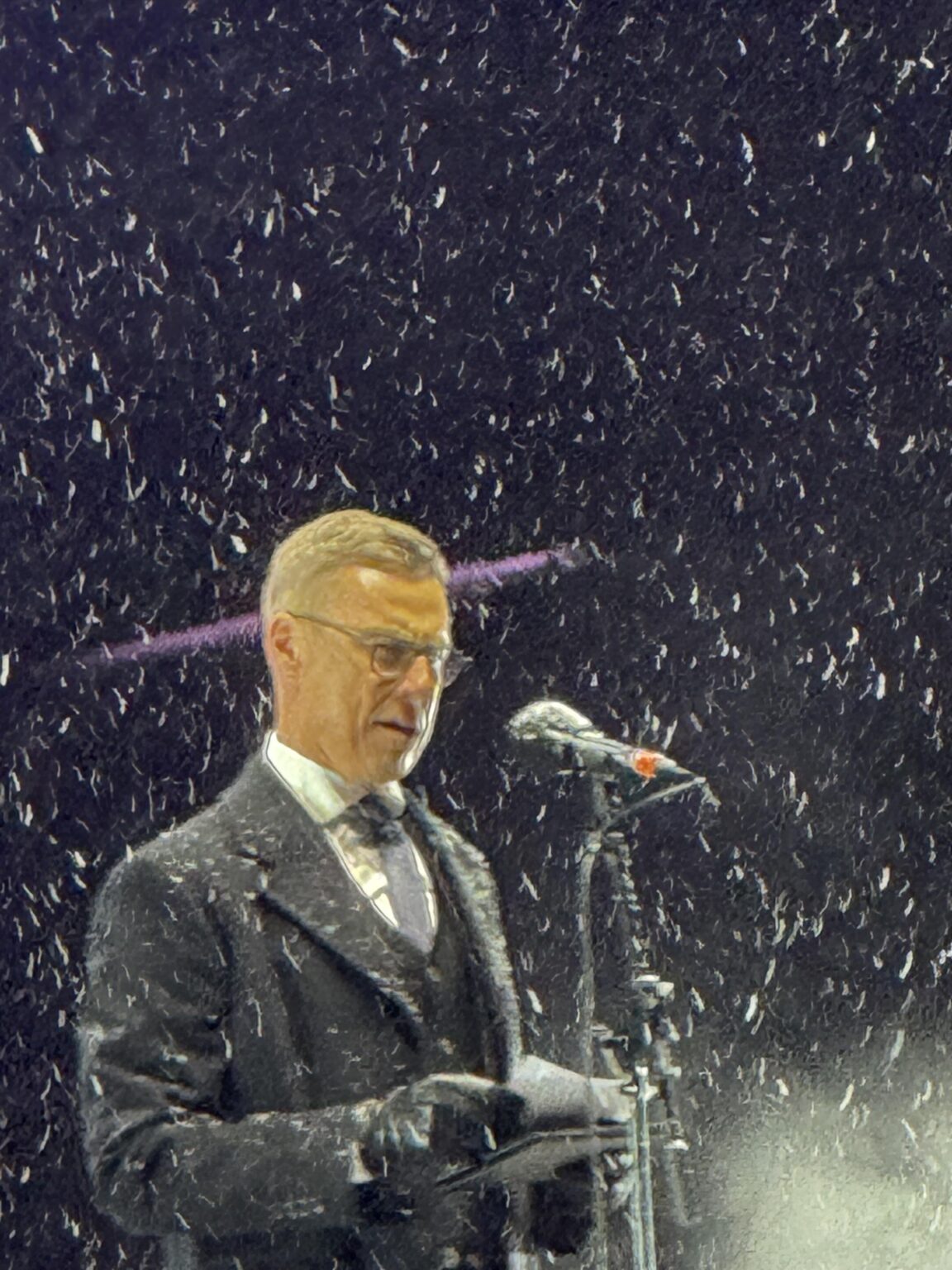 Stubb’s face shows exactly how winter feels in Oulu