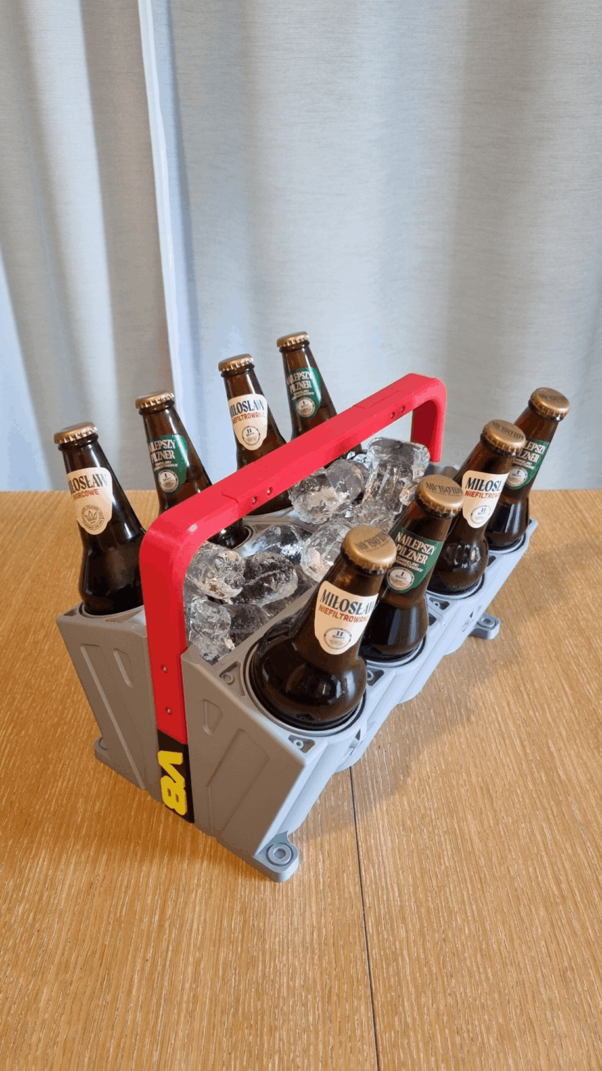 What are the dimensions of a Miłosław Pilzner bottle?