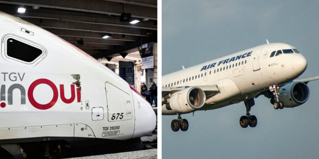 Why flying from France is cheaper than train travel despite environmental costs