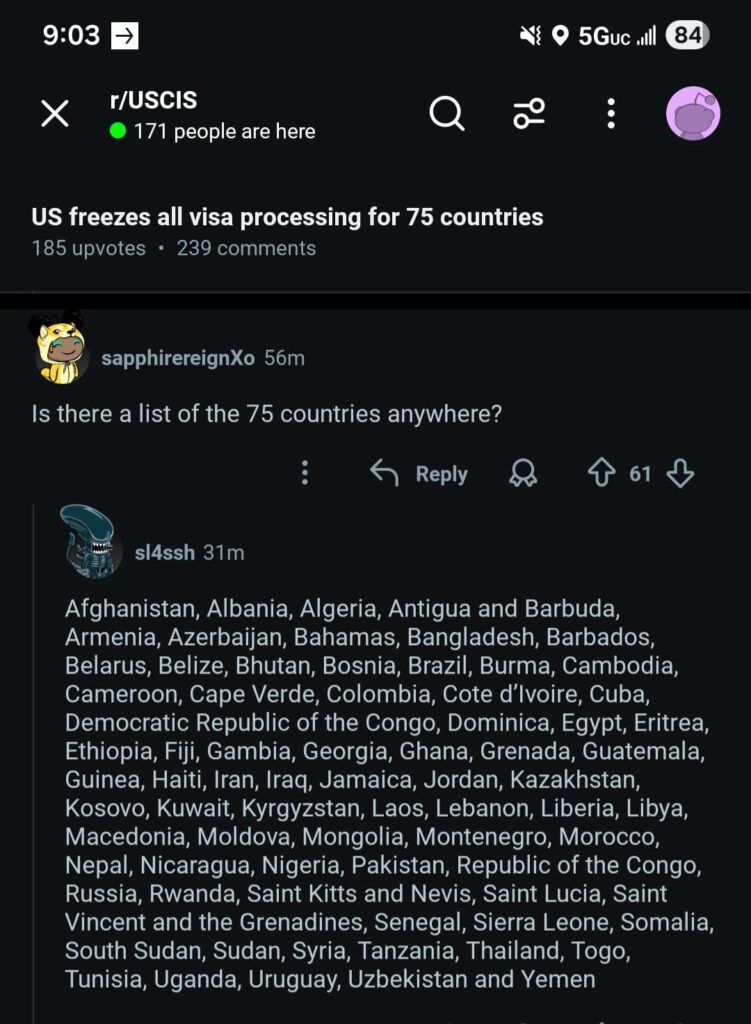 Trump temporarily suspends visas for 75 countries, including BiH.