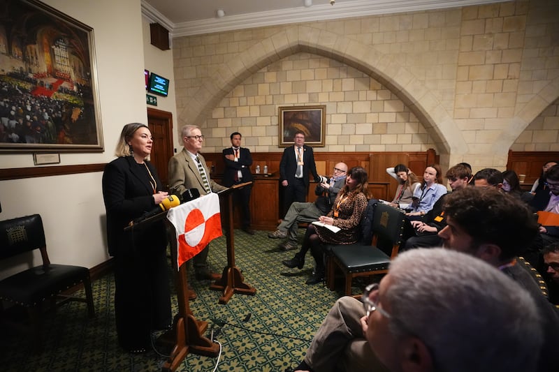 Naaja Nathanielsen’s visit to Westminster came as the US continued to threaten a takeover of Greenland, a semi-autonomous territory of Nato ally Denmark
