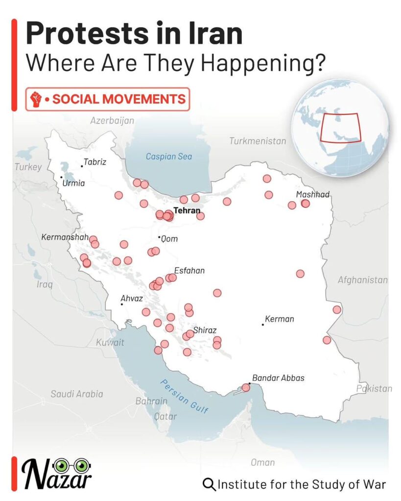 Protests in Iran Where Are They Happening?