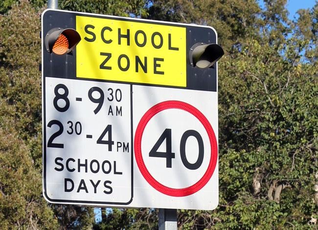 PSA: Don't forget that School Zone speed restrictions became active again today.
