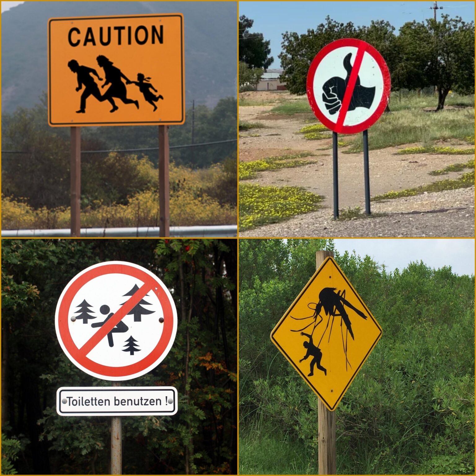 What are the most unusual road signs in your country/region?