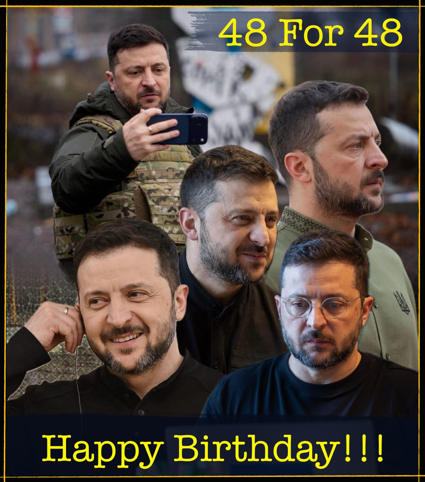 Zelenskyy Birthday Donation Drive- Jan 25th. Donate to United24 to support Ukraine.
