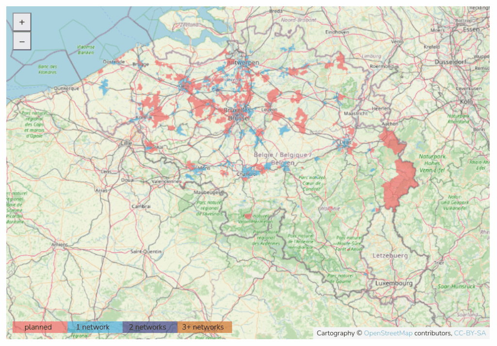Fiber to the Home (FTTH) Coverage Map as of Q4 2025