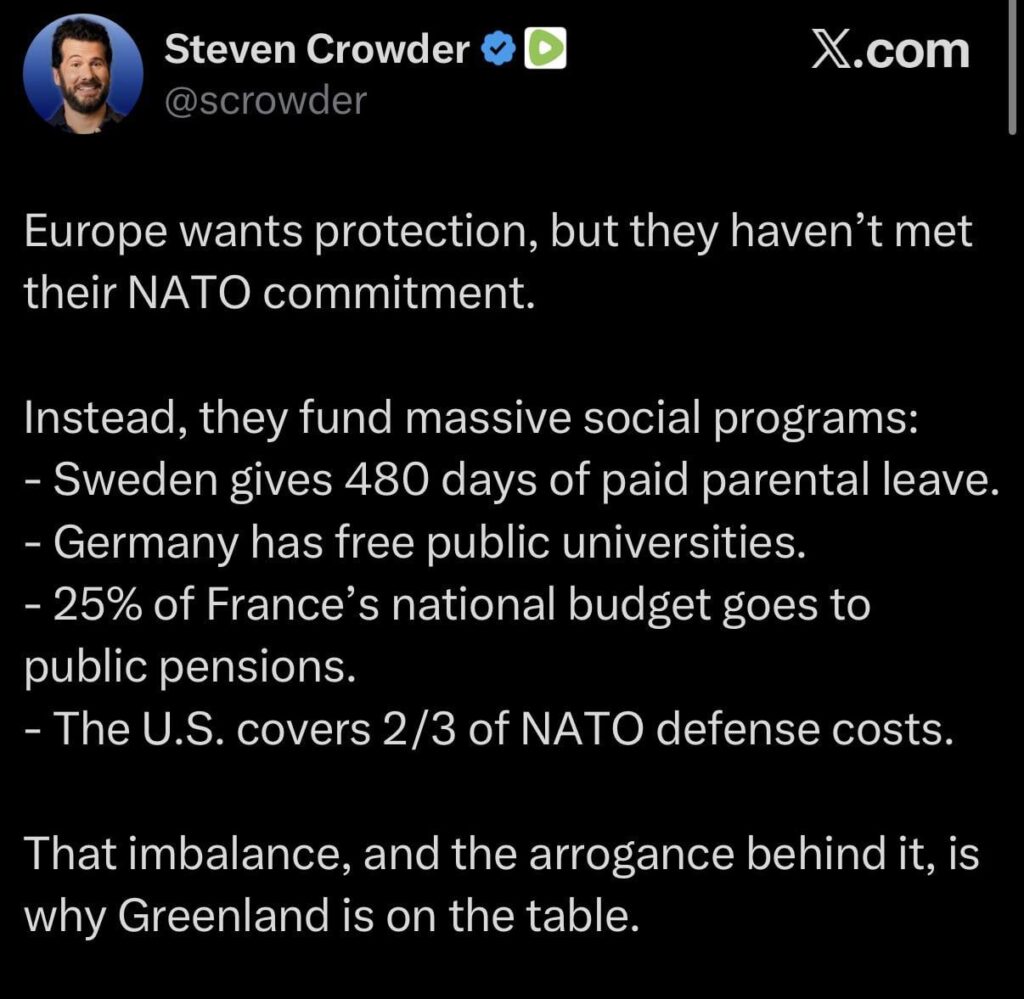 Imagine being so envious of European social security