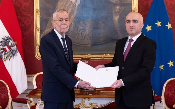 Tajik Ambassador Presents Credentials to Austrian President Tajik Ambassador Presents Credentials to Austrian President