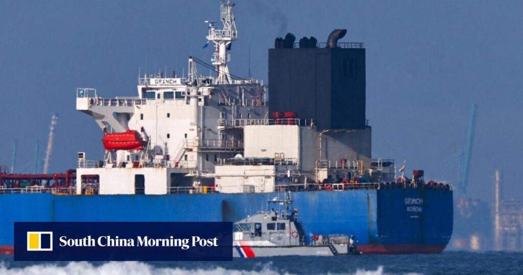 Russian shadow tanker’s Indian captain, crew in French custody Russian shadow tanker’s Indian captain, crew in French custody