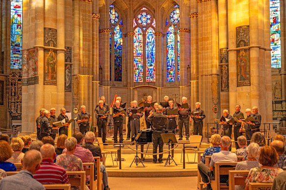 The “Enrich experience” for guests, with music from Bach, Vivaldi and Schubert and then a choir.