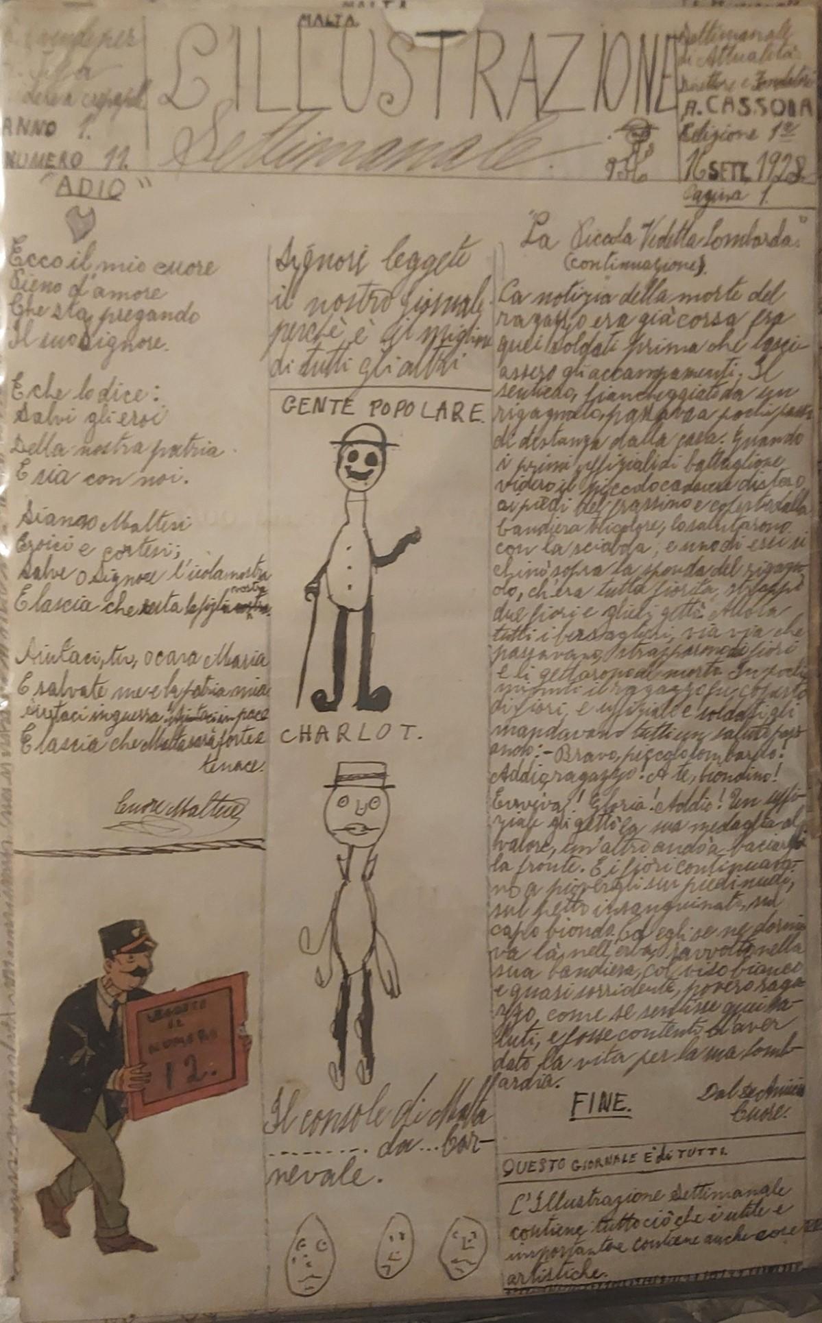Issue no 11 of the newspaper, September 16, 1928.