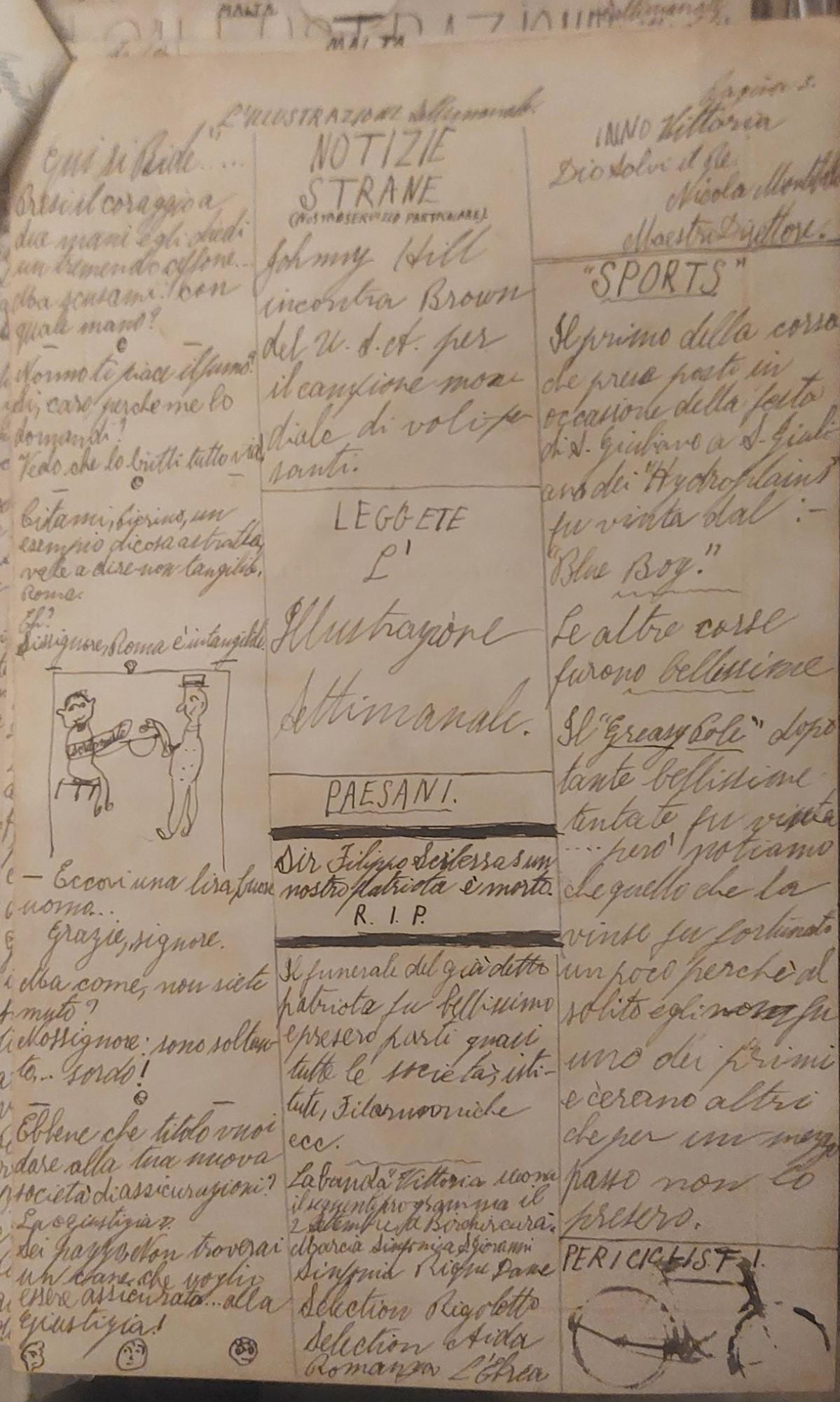 An excerpt from L’Illustrazione.