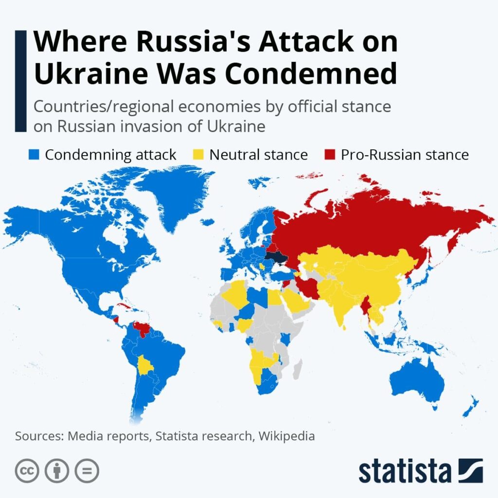 Where Russia's Attack on Ukraine Was Condemned