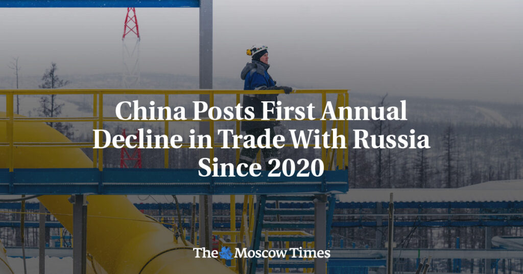 China Posts First Annual Decline in Trade With Russia Since 2020 China Posts First Annual Decline in Trade With Russia Since 2020
