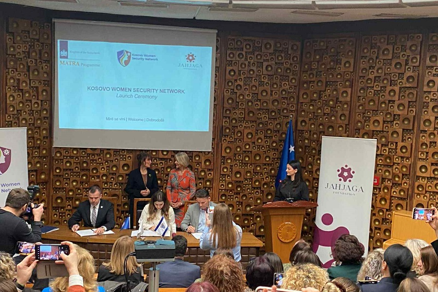 Kosovo launches first Women in Security Network, signs memorandums • KosovaPress