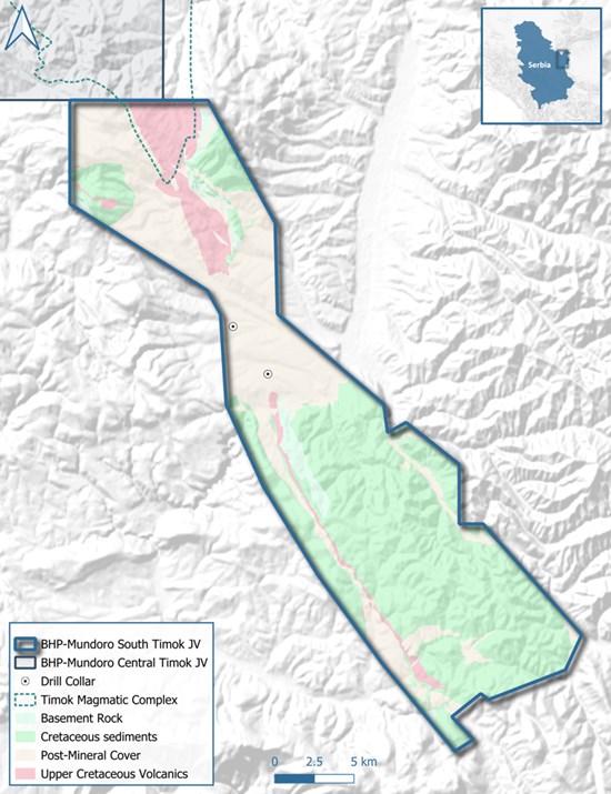 Mundoro and BHP Commence Drill Program at South Timok Project, Serbia