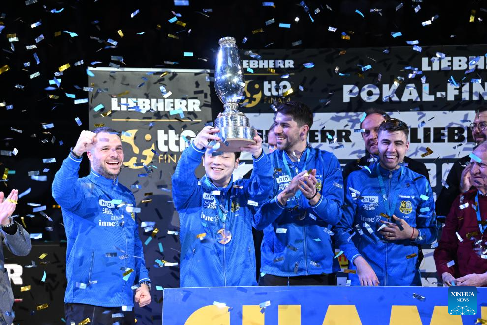 Fan Zhendong captures table tennis German Cup title-Xinhua