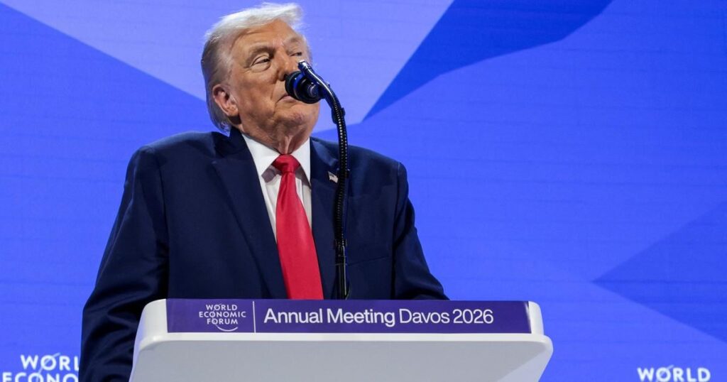 LIVE - Davos Forum: Donald Trump claims that “Macron tried to act tough” and assures that he “will not use force” in Greenland