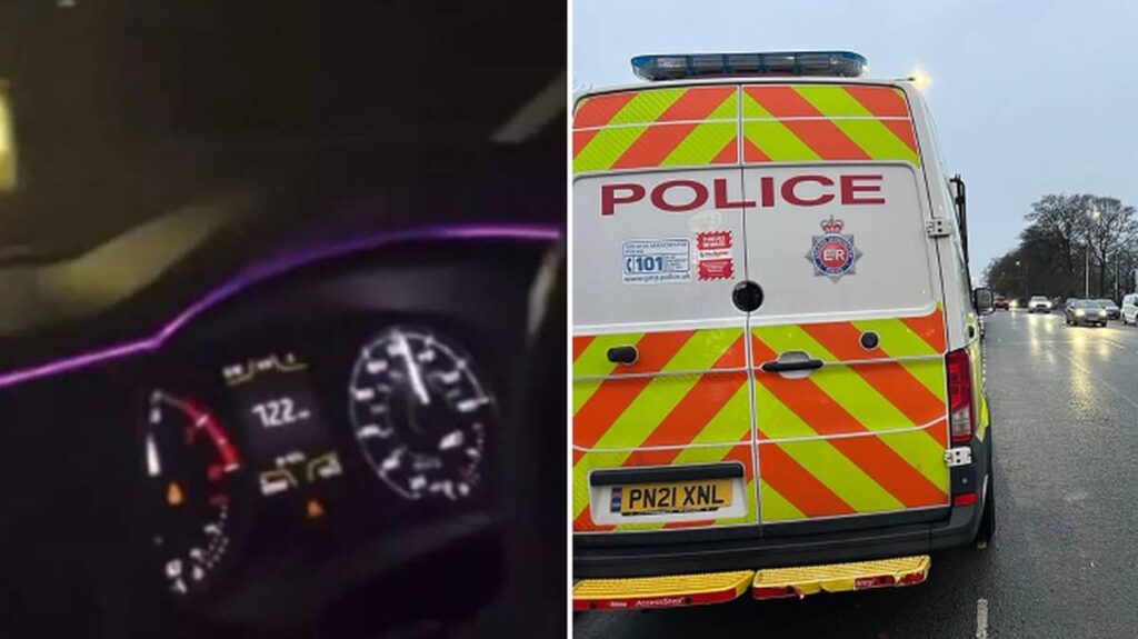 Shocking footage shows car racing through suburban roads at 122mph - before ‘head-on taxi crash’ that killed 3 teens & man