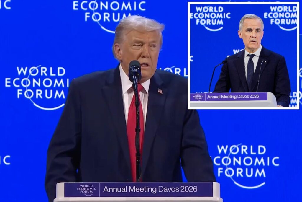 Trump demands Carney give him his standing ovation from Davos