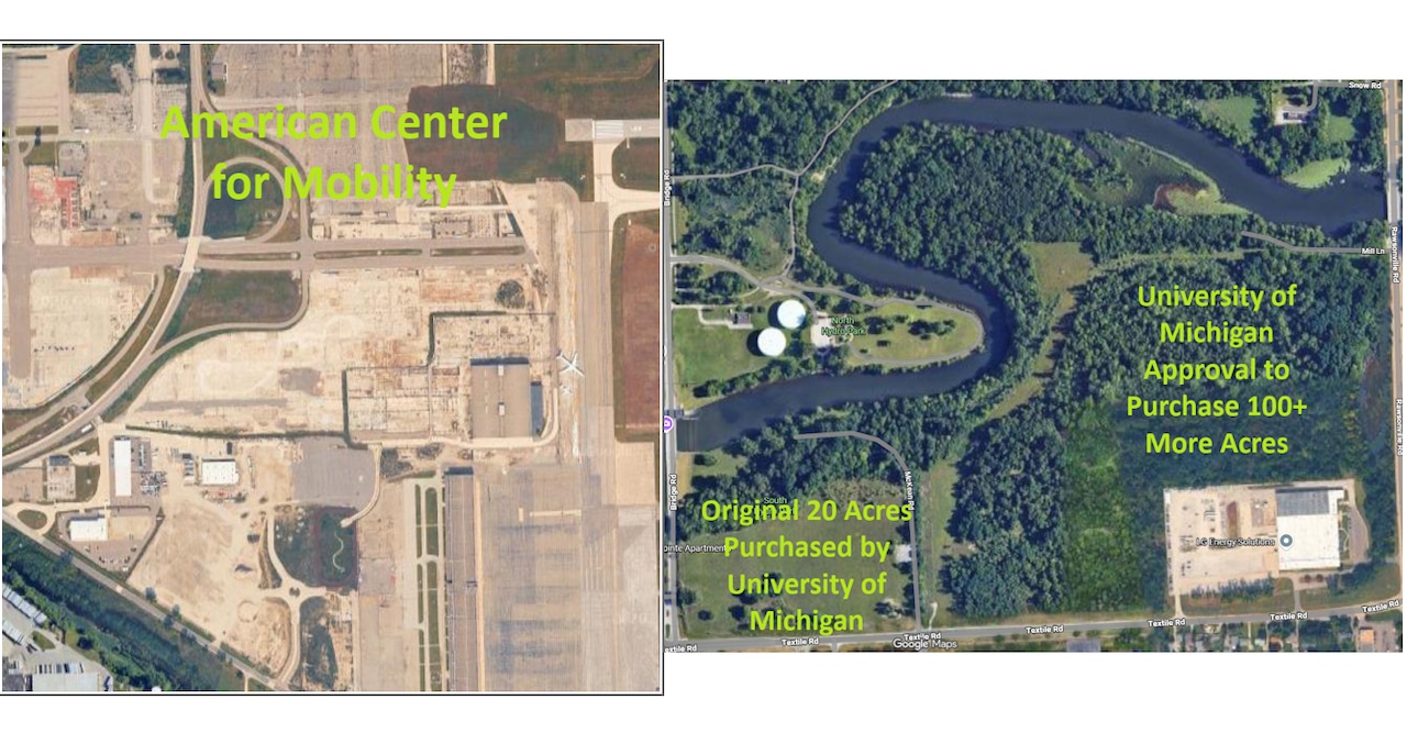 One of the presentation slides displayed during the Jan. 14 meeting.