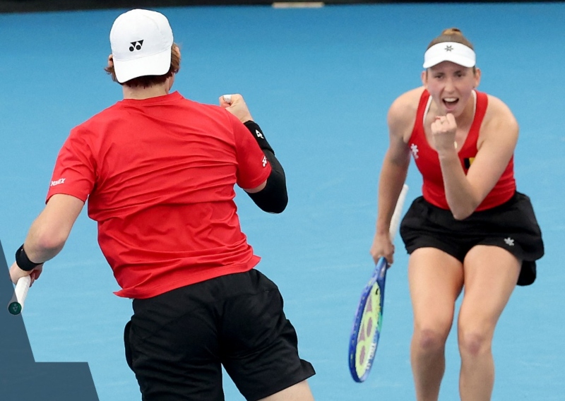Mertens and Bergs Propel Belgium into United Cup Tennis Semifinals