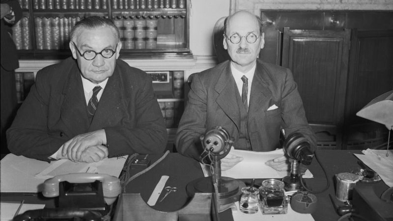 ‘Labour must defend NATO’ – LabourList Ernest Bevin and Clement Attlee