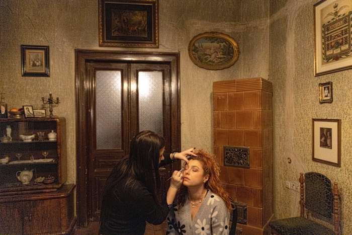 A historic house in Serbia's capital hangs on with intimate theatrical productions