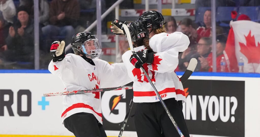 Canada advances to women’s U18 hockey worlds semis thanks to win over Finland Canada advances to women's U18 hockey worlds semis thanks to win over Finland