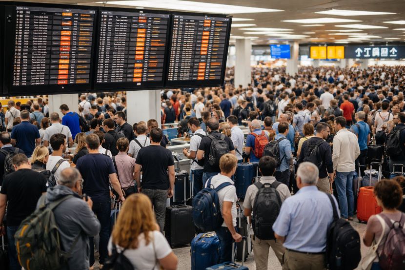 Thousands of Passengars Stranded In Europe As Netherlands, France, Sweden, Switzerland, England, Germany, Denmark, Ireland, Norway, Spain, Belgium, Italy, France and Portugal Delay 8,480 And Cancel 691 Flights, Impacting KLM, easyJet, Lufthansa And Others In Amsterdam, Paris, Stockholm, Zurich and More
