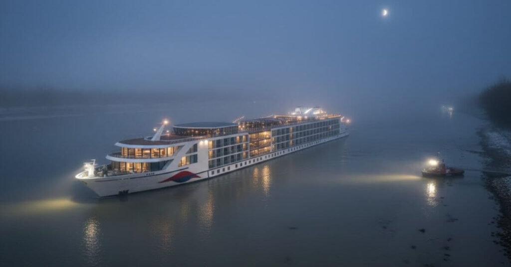 Danube Cruise Ship Runs Aground In Hungary, Stranding 200 Passengers On New Year Cruise ship